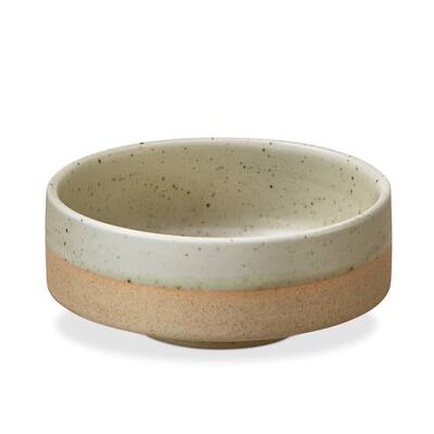 Speckle Glaze Taupe Brown Porcelain Serving Bowl 8oz Dishwasher Safe 2 in H x 4.7 in Dia Everyday Use - Taupe Brown