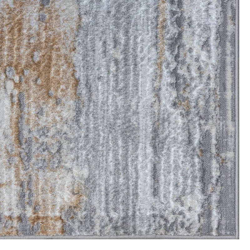 Luxe Weavers Modern Abstract Textured Area Rug for Living Room and Bedrooms