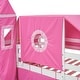 preview thumbnail 20 of 18, Multifunctional & Playhouse Design Loft Bed with Shelves,Slide and Drawers, Twin size, Pink