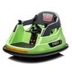 preview thumbnail 15 of 58, 12V ride on bumper car for kids,1.5-5 Years Old,Baby Bumping Toy Gifts W/Remote Control Green