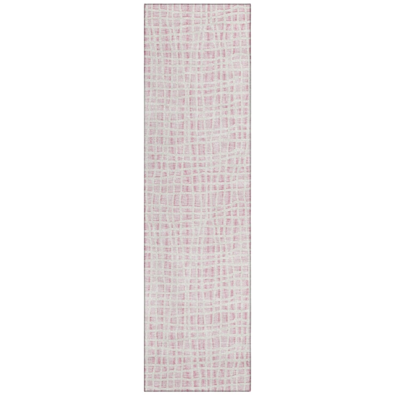 Machine Washable Indoor/ Outdoor Chantille Abstract Modern Rug