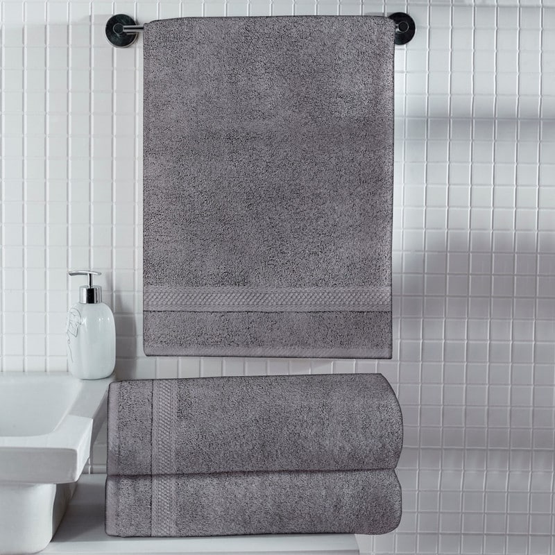 A1HC Bath Towel Sets, 100% Ring Spun Cotton, Zero Twist, Highly Absorbent, 500 GSM Low Lint, Quick Drying Bathroom Towel Sets
