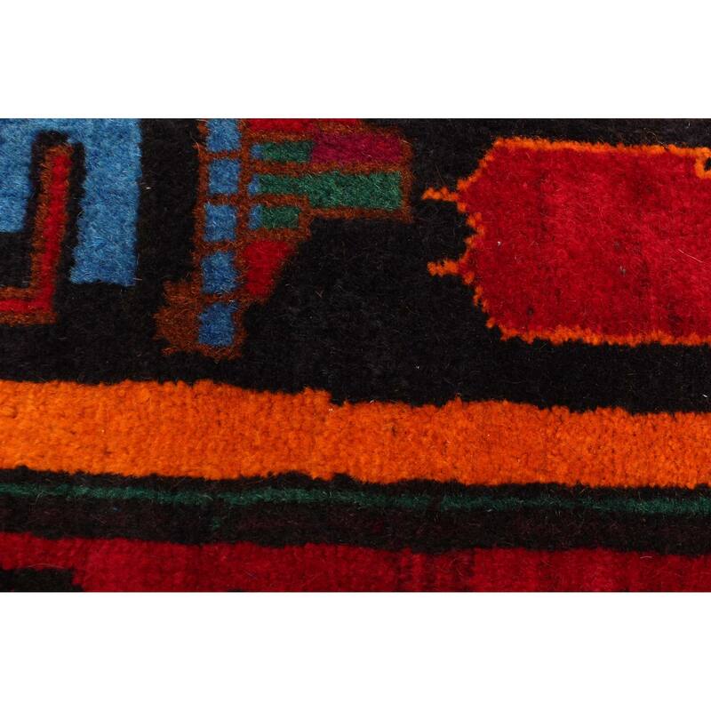 ECARPETGALLERY Hand-knotted Teimani Orange Wool Rug - 2'10 x 4'5