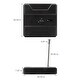 preview thumbnail 12 of 15, Heavy Duty Water Sand Fillable Patio Cantilever Offset Umbrella Base Stand with Wheels and Drag Rod