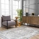 preview thumbnail 87 of 118, Hauteloom Manhattan Machine Washable Oriental Persian Medallion Vintage Distressed Area Rug