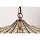 preview thumbnail 12 of 24, Rilo 4-light Antique Finish Carousel with Crystals Chandelier Ceiling Light