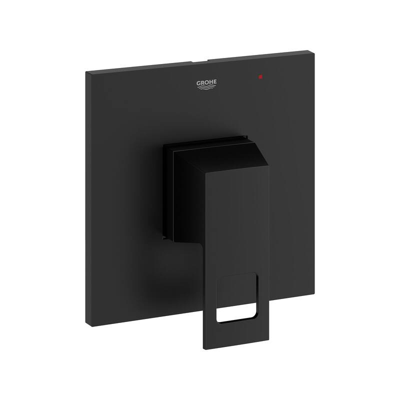 Grohe Eurocube Pressure Balanced Valve Trim Only with Single Lever - Matte Black