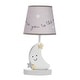 preview thumbnail 1 of 4, Bedtime Originals Little Star Celestial Moon Nursery Lamp with Shade and Bulb