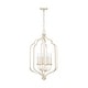 preview thumbnail 10 of 8, Ophelia 3-light Winter Gold Foyer Pendant