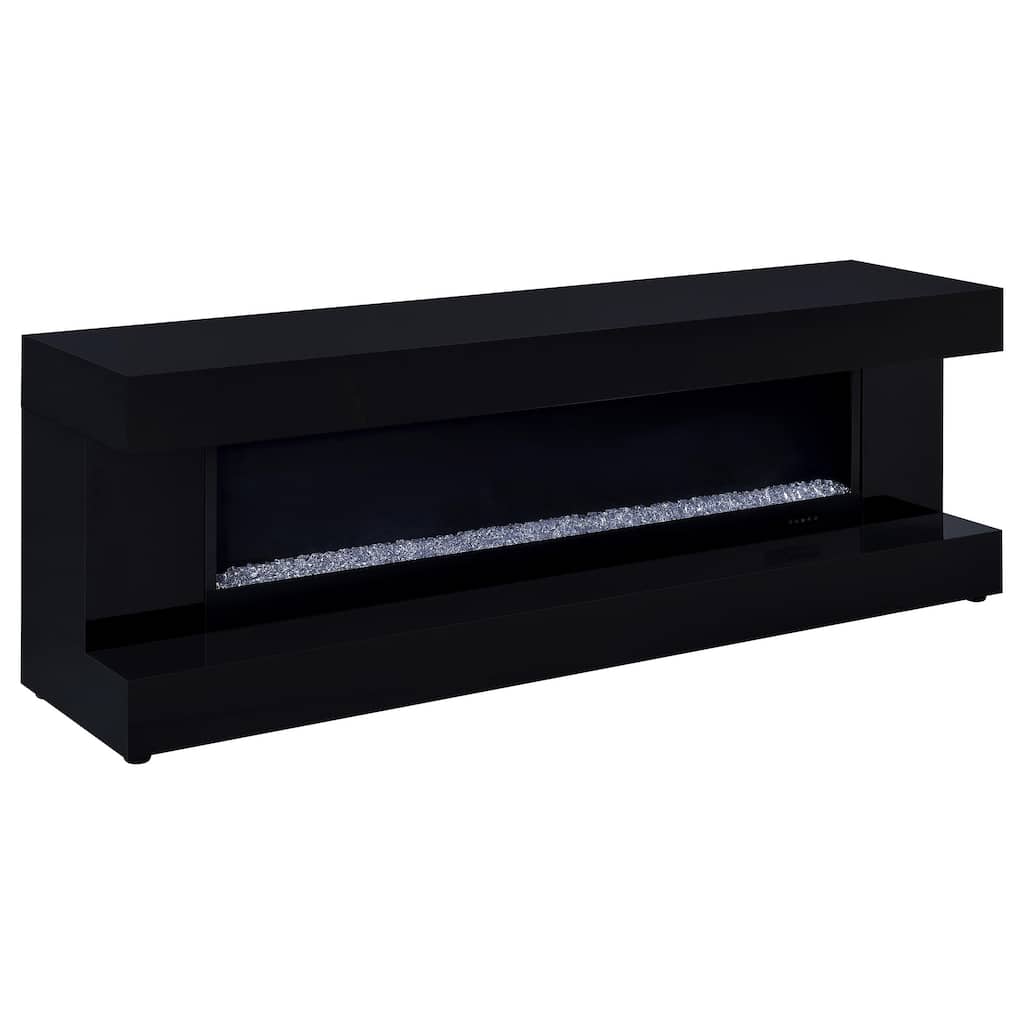 Mallory TV Stand Fireplace Console Bluetooth Speaker