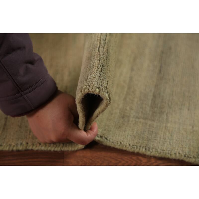 Gabbeh Modern Area Rug Handmade Wool Carpet - 5'10" x 8'5"