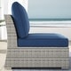 preview thumbnail 34 of 51, Corvus 8-piece Aluminum Wicker Patio Sectional Conversation Set