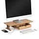preview thumbnail 10 of 35, Jani Wood Monitor Stand Riser Desk - Ergonomic Design Stand, Desktop Organizer Table for Home, Office Workspace, Gaming Desk