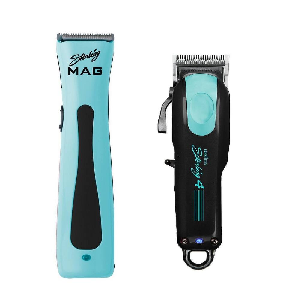 Wahl Sterling Mag Trimmer with Sterling 4 Clipper Limited Edition - Aqua/Black