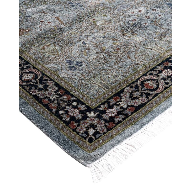 Contemporary Overdyed Wool Hand Knotted Runner - 2' 7" x 7' 8"