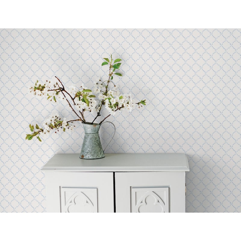 Galerie Wallcoverings Miniatures 2 Mini Floral Motif Design Vinyl on Non-woven Matte Wallpaper Roll