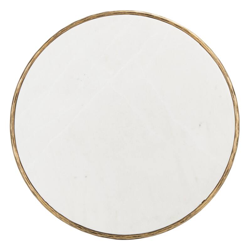 SAFAVIEH Couture Venanzia Round Metal Coffee Table - 36" W x 36" L x 15" H - 36"W x 36"D x 15"H