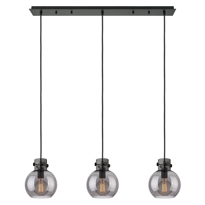 Innovations Lighting Newton Sphere - 3 Light 8" Cord Hung Linear Pendant