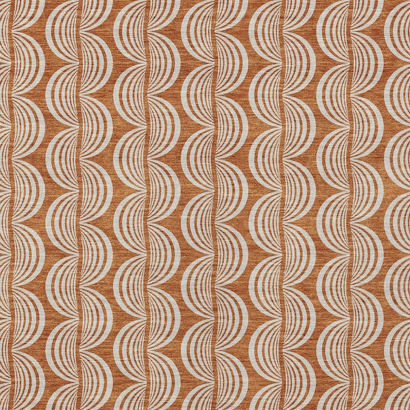 HomeRoots Ogee Transitional Rectangle Outdoor Rug