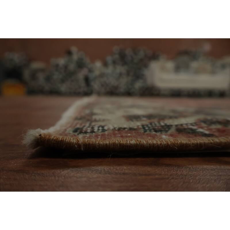 Hand Knotted Oriental 100% Wool Carpet Transitional Floral Red Anatolian Area Rug - 9' 5'' X 6' 0''