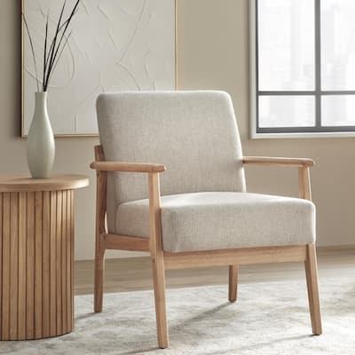 Lifestorey Beaumont Solid Wood Arm Chair