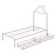 preview thumbnail 13 of 14, Twin Size Metal Platform Bed
