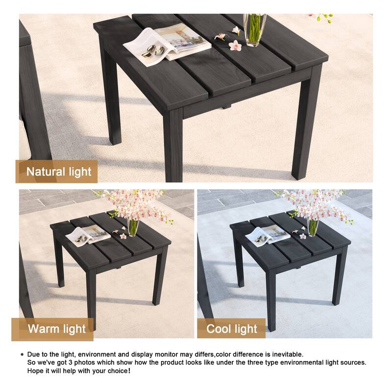 Outdoor Teak Solid Wood Patio Furniture Set Loveseat Armchair Table Collection