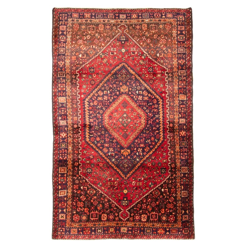 ECARPETGALLERY Hand-knotted Anadol Red Wool Rug - 4'8 x 7'11