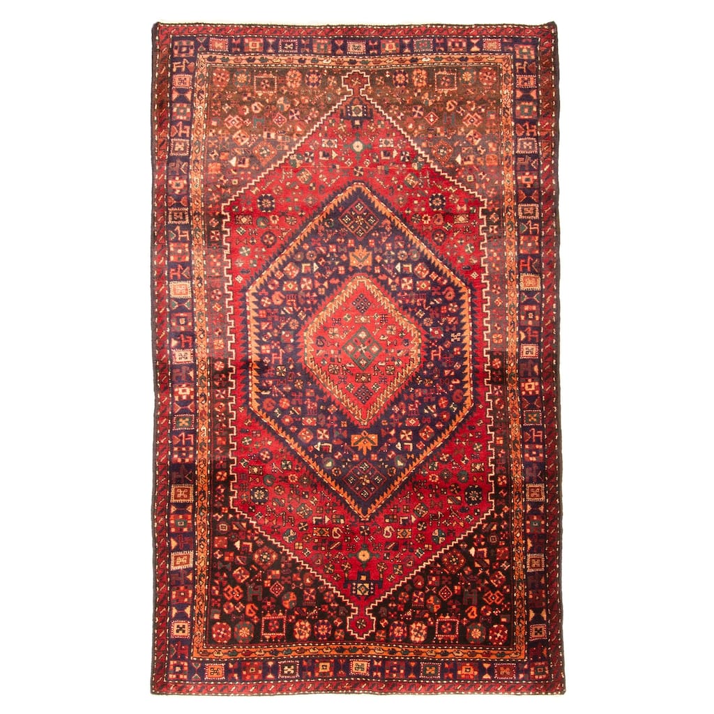 ECARPETGALLERY Hand-knotted Anadol Red Wool Rug - 4'8 x 7'11
