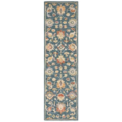 SAFAVIEH Handmade Metro Gilette French Country Floral Wool Rug