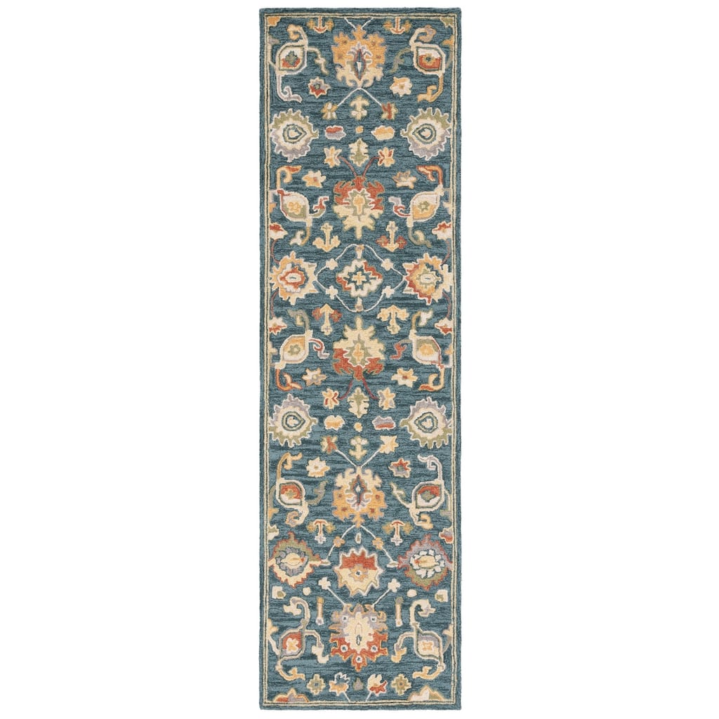 SAFAVIEH Handmade Metro Gilette French Country Floral Wool Rug
