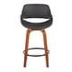 preview thumbnail 24 of 42, Carson Carrington Svellingen Counter Stool with Round Black Footrest (Set of 2) - N/A