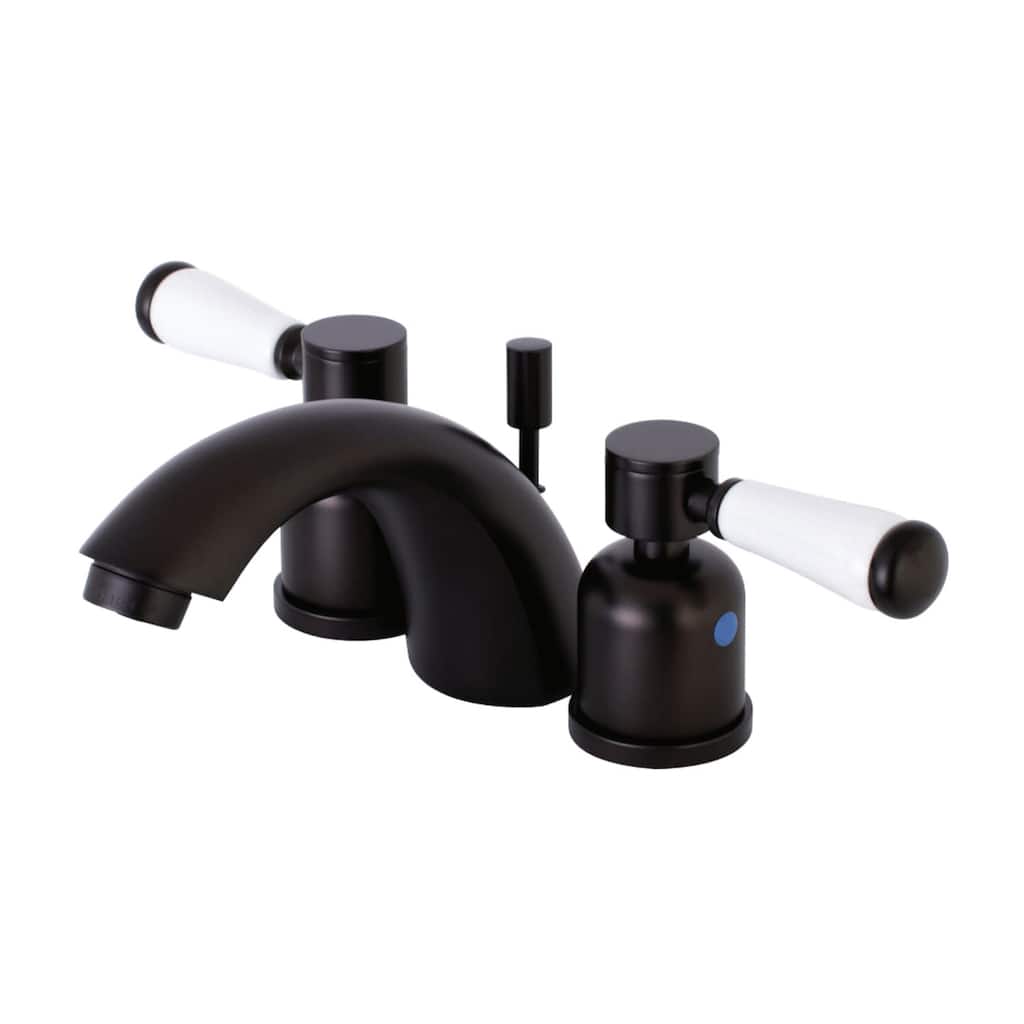 Kingston Brass Paris 1.2 GPM Widespread Bathroom Faucet with Porcelain