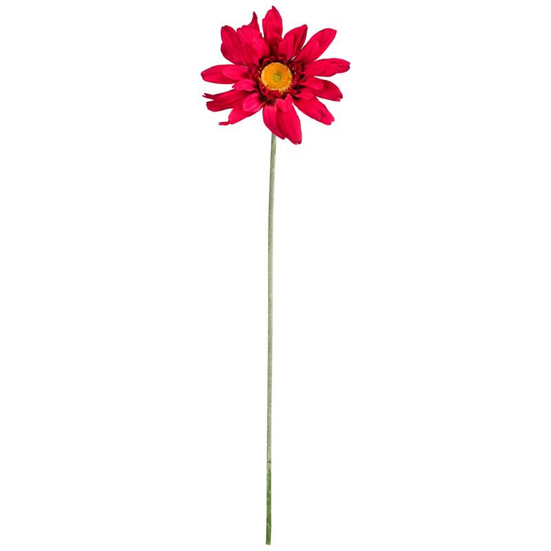 Gerbera Daisy Artificial Floral Stem Spray - 27" - Bright Pink