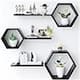 Option Black Hexagon Shelves