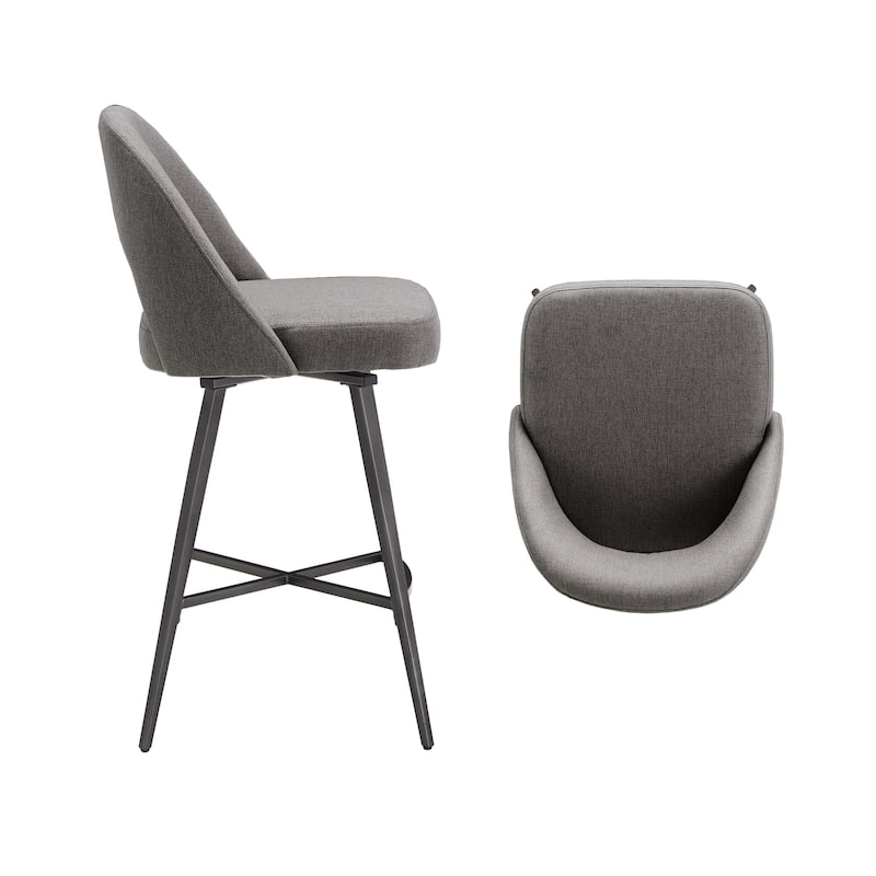 Vaduz Metal Swivel Stools (Set of 2)