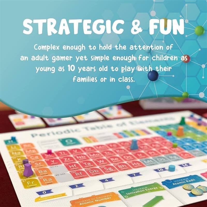 Periodic A Chemistry Board Game of The Elements Periodic Table Game for Learning