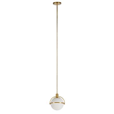 Cieonna 9.38" Wide Pendant with Glass Shade
