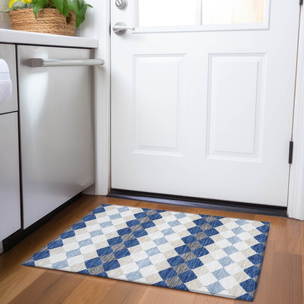 Premium Washable Super Soft Diamond Modern Mayfield Rug