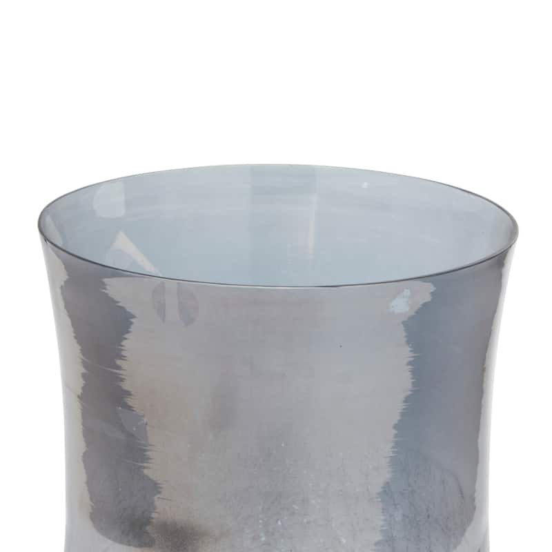 Glass Traditional Hurricane Lamp - 7 x 7 x 14