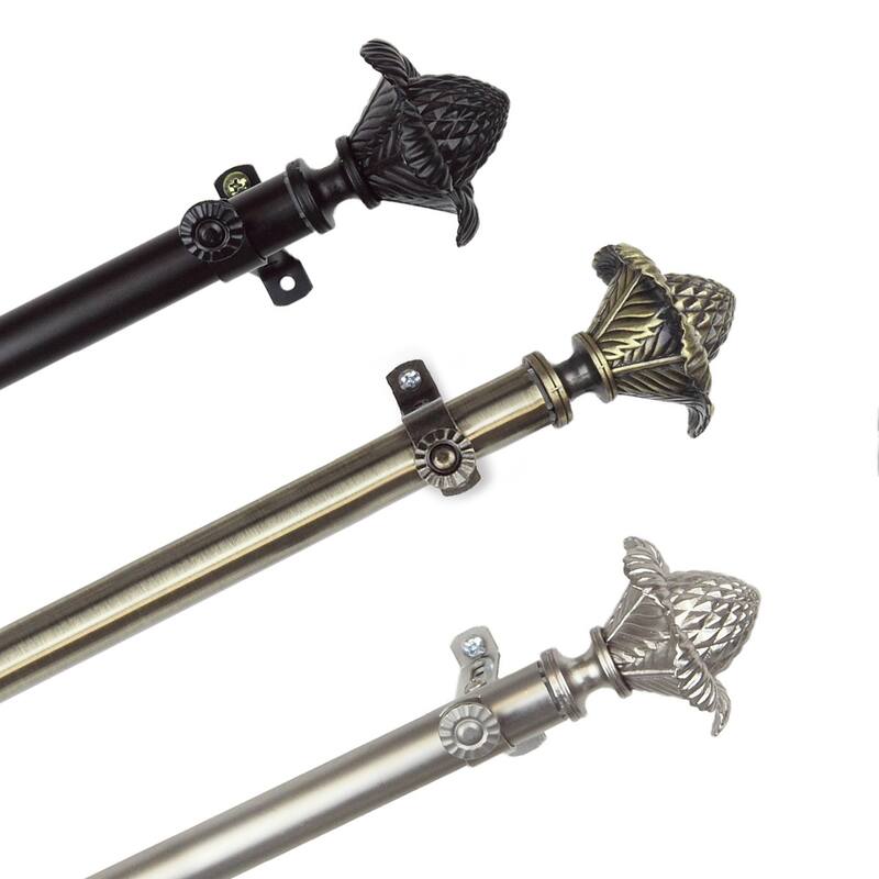 InStyleDesign Thistle Adjustable Curtain Rod 13/16 inch dia.
