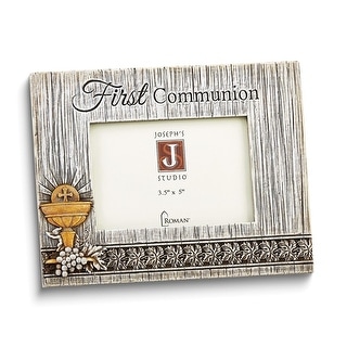 Curata JosephS Studio First Communion Stone Resin 5x3.5 Picture Frame ...