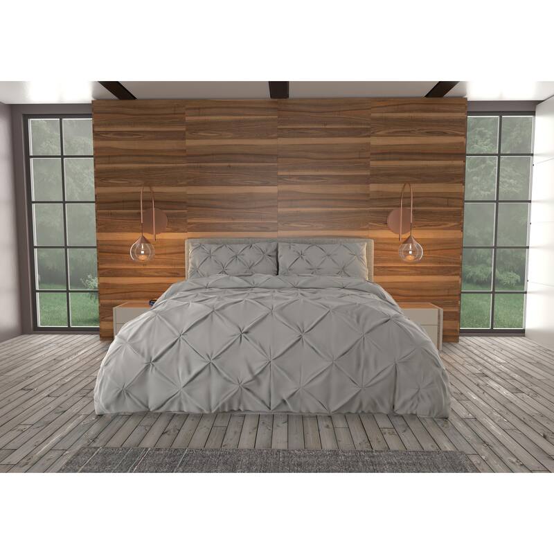 Nestl Pinch Pleat Down Alternative Ultra Soft Comforter Set