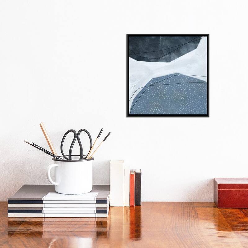 iCanvas "Adjacent Abstraction I" by Emma Scarvey Framed Canvas Print