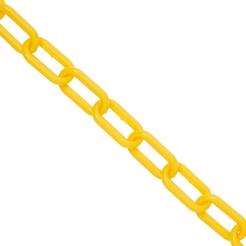 Yellow Plastic Barrier Chain, Weatherproof Safety Link for Crowd