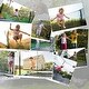 preview thumbnail 8 of 10, 8FT Trampoline with Safety Enclosure Net and Ladder Bounding Table,Trampoline Combo Jumping Trampoline Fitness