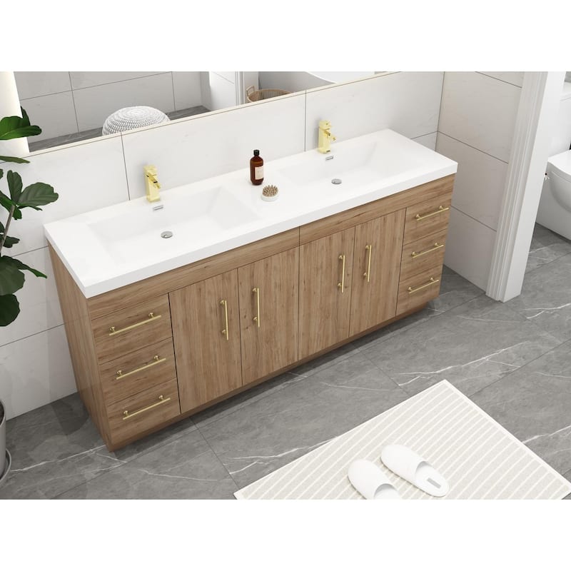 Eliza 84'' Freestanding Vanity with Double Sink