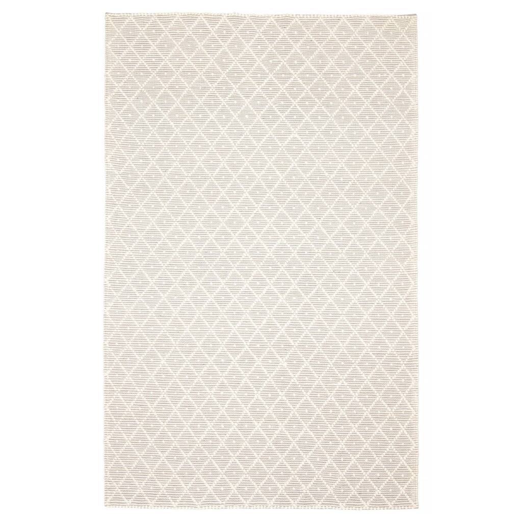 ECARPETGALLERY Braid weave Sienna Cream Wool Rug - 5'0 x 7'11