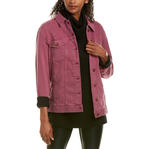 french connection black denim jacket