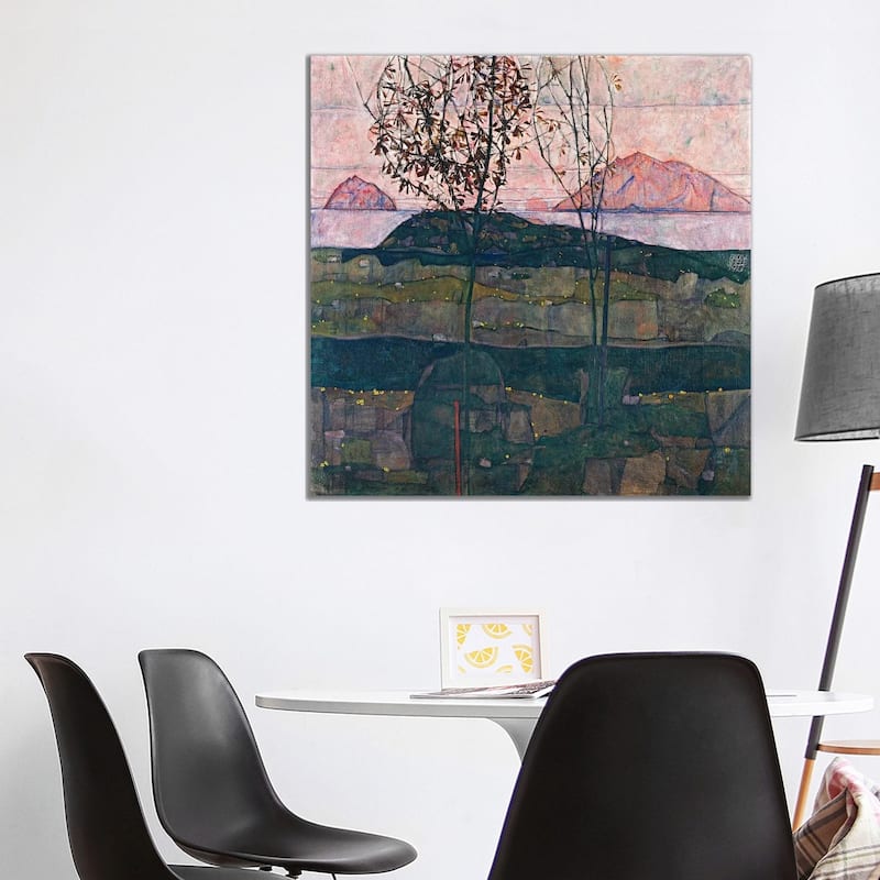 iCanvas "Setting Sun" by Egon Schiele Canvas Print - 37x37x1.5
